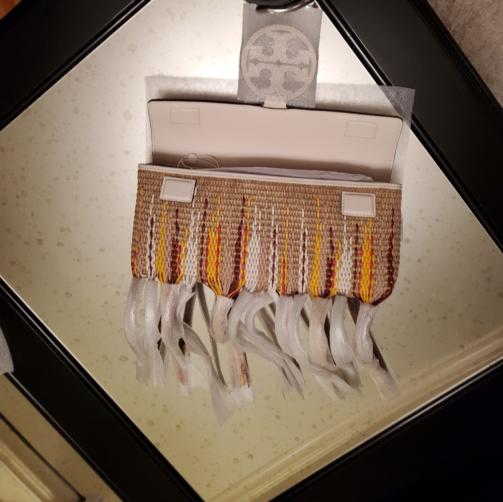 Tory Burch fringe clutch - Picture 7 of 14
